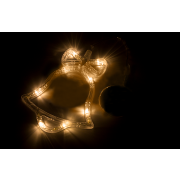 Фигура "Колокольчик" Neon-Night, на присоске с подвесом, тепло-белая - 