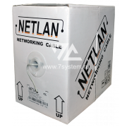 Кабель UTP 2PR 24AWG CAT5 Netlan, 305 м - 