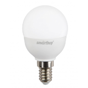 Лампа LED P45 Smartbuy, Е14, 5 Вт / 45 Вт, 3000 К, тепло-белая - 
