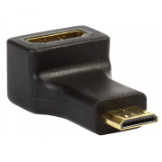 Переходник HDMI(гнездо) - mini HDMI(штекер) Smartbuy, под углом 90° - 
