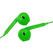 Наушники с микрофоном зеленые - 