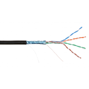 Кабель FTP 4PR 24AWG CAT5e Nikolan, наружный, 305 м - 