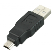 Переходник USB A(штекер) - mini 5pin USB B(штекер) Premier - 