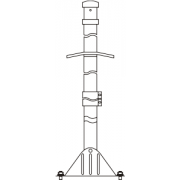 Мачта "Вертикаль-5" Зэтрон, без защелки, 5 м - 