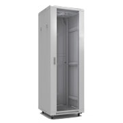 Шкаф напольный 19" 42U (2055 х 600 х 600) дверь стекл. Премиум - 