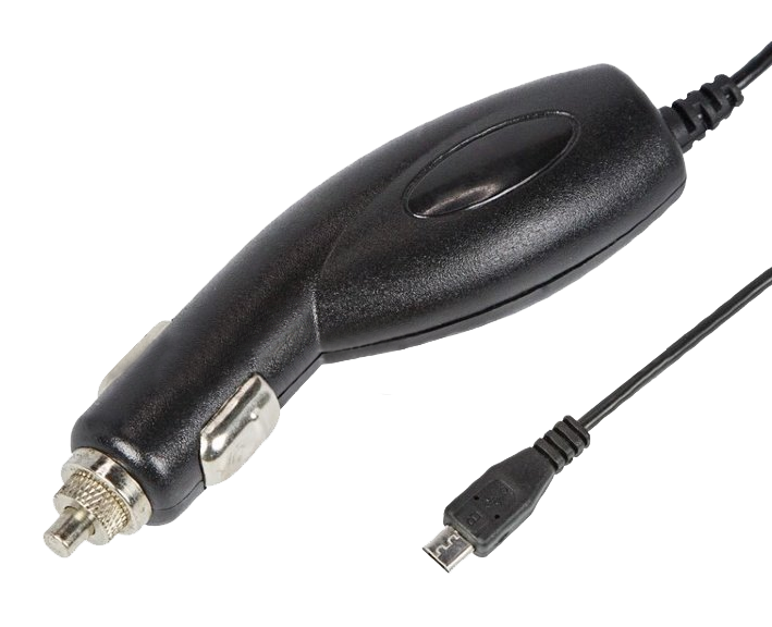 Автозарядка в прикуриватель micro USB Rexant, 5 В, 1 А, шнур спираль, черная, 1.2 м