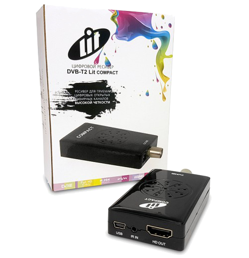 Приемник эфирный DVB-T2 Compact Lit