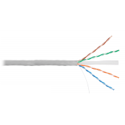 Кабель UTP 4PR 23AWG CAT6 Nikolan, серый, 305 м - 