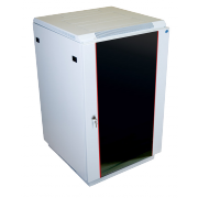 Шкаф напольный 19" 18U (960 x 600 x 800) дверь стекло ЦМО - 