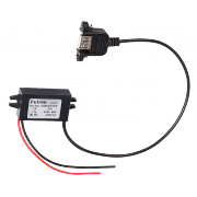 Адаптер ВС 12V - USB A(гнездо) 5V Rexant, 3 A - 