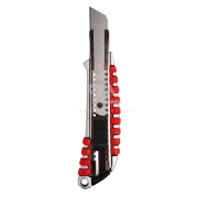 Нож с сегментированным лезвием Rexant, корпус металл обрезиненный, 18 мм - 