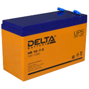 Батарея аккумуляторная HR 12-7.2 Delta 12В, 7.2 Ач - 