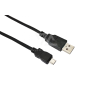Шнур USB A(штекер) -  Micro USB(штекер) Rexant, черный, 3 м - 