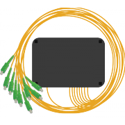 Делитель оптический 1x8, 1310/1550, равномерный, SC/APC - 