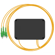 Делитель оптический 1x2, 1310/1550, неравномерный, SC/APC - 