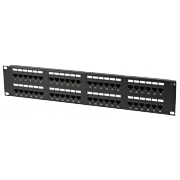 Патч-Панель 19" X-line, 48 гнезд RJ-45, 2U, CAT5e, неэкранированная, черная - 