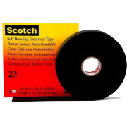 Изолента 19 мм x 9.1 м Scotch 23 3M, черная - 