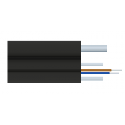 Кабель оптический X-Line FTTx, 2 волокна G.657A1, стеклопруток, LSZH, FRP трос 1.8 мм