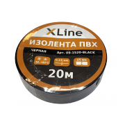 Изолента ПВХ 15 мм x 20 м X-Line, черная - 