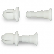 Защелка для панелей, 1 пара, белая - 