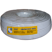 Кабель RG-6U, белый, 100 м