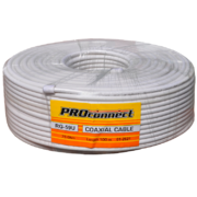Кабель RG-59U Proconnect, белый, 100 м - 