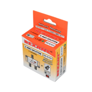 Делитель на 2 в упаковке 2-WAY Splitter Silver (+ 3 F-разъема) Rexant - 