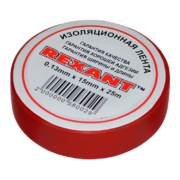 Изолента 15 мм x 25 м Rexant, красная - 