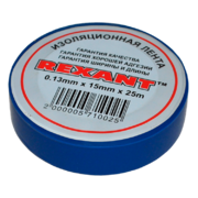 Изолента 15 мм x 25 м Rexant, синяя - 