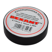 Изолента 15 мм x 25 м Rexant, черная - 