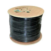 Кабель M1160BVM Mediaflex, с тросом 1.83 мм, черный, 305 м - 