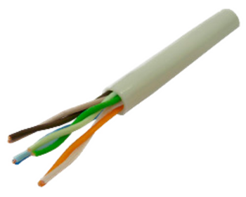 Кабель UTP 4PR 24AWG CAT5e, CCA, 305 м