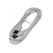Шнур USB A(штекер) - USB A(штекер) 5 мм Rexant, серый, 1.8 м - 