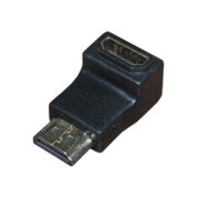 Переходник HDMI(штекер) - HDMI(гнездо) Rexant, угловой - 