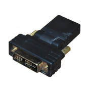 Переходник DVI(штекер) - HDMI(гнездо) Rexant, под углом 90° - 