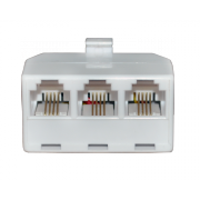 Телефонный тройник 6P-4C Rexant - 
