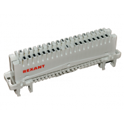 Плинт 10pin 0-9 Rexant, универсальный, размыкаемый - 
