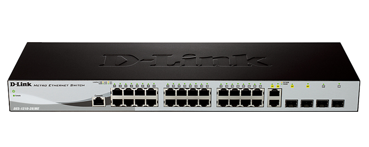 Коммутатор DES-1210-28/ME/B2A D-Link Коммутатор DES-1210-28/ME/B2A D-Link