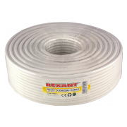 Кабель RG-6U Cu 64 Rexant, белый, 100 м - 