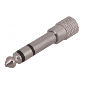 Переходник TRS(гнездо) 3.5 мм - TRS(штекер) 6.3 мм Rexant, стерео - 
